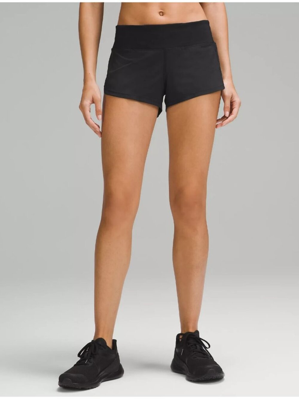 Lululemon Shorts Speed Up Low Rise Lined 2.5" Shorts BLACK Women's Size 14 - NEW